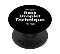 Whisper Ross Droplet Technique to Me Funny Barista PopSockets Adhesive PopGrip