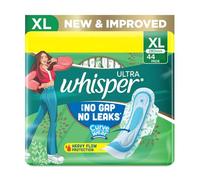 Whisper Ultra Clean Sanitary Pads - 44 Pieces (XL Plus)