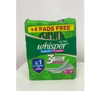 Whisper Ultra Sanitary Pads - 44 Count (Extra Large Plus)