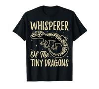 Whisperer of The Tiny Dragons Reptile Keeper Bearded Dragon T-Shirt