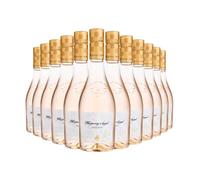 Whispering Angel Cotes de Provence Rose 12 x 37.5cl 20th Vintage Edition | Shows grapefruit and citrus combined, with a balanced finish for food pairing or relaxed serving.