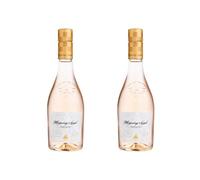 Whispering Angel Cotes de Provence Rose 2 x 37.5cl 20th Vintage Edition | Shows grapefruit & citrus combined, with a balanced finish for food pairing or relaxed serving