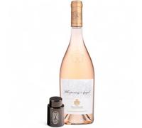 Whispering Angel Cotes de Provence Rose Wine 75cl with Wine Bottle Stopper - Premium Rose Wine Gift