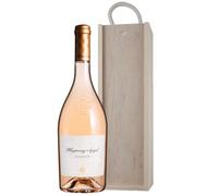 Whispering Angel Rosé Wine Gift Set (20th Anniversary Limited Edition) Côtes de Provence Rosé with Wooden Box, France, 13% ABV
