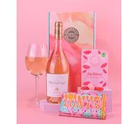 Whispering Angel Rosé Wine Gift Set with Chocolate and Sweets | Luxury Wine and Treats Gift Box | Premium Rosé Wine Gift for Birthdays and Celebrations | Includes Tonys Chocolonely