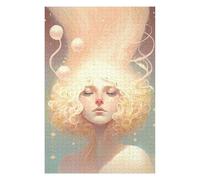 Whispering Bubbles A Dreamy Portrait Jigsaw Puzzle for Adults, 1000 Piece