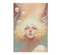 Whispering Bubbles A Dreamy Portrait Jigsaw Puzzle for Adults, 300 Piece