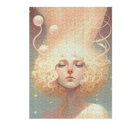 Whispering Bubbles A Dreamy Portrait Jigsaw Puzzle for Adults, 500 Piece