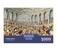 Whispering Contest Wooden Jigsaw Puzzle Waterproof 1000 Piece Puzzles for Adults Challenging And Brainteasing Games