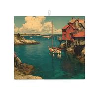 Whispering Cove Kitchen Absorbent Mat Fashion Versatile Practical for Countertop Protection and Decor