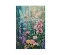 Whispering Fairies Poster Canvas Poster Bedroom Decor Landscape Office Room Decor Gift 16x24inch(40x60cm)