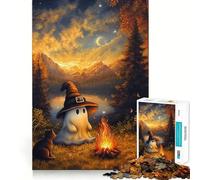 Whispering Flames Jigsaw for Teenagers 1000 Pieces Mental Improve Play Uniform Size Precise Pieces Family Fun Night Activity (38x26cm)
