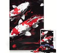 Whispering Koi Dance 1000 Piece Jigsaws for Adults Recall Power Light Enjoyment Precise Edges Meaningful Gift (38x52cm)