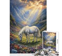 Whispering Meadows Jigsaw for Adults1000 Pieces Strengthen Mind Clarity And Sharpness Calm Serene Leisure Activity (38x26cm)