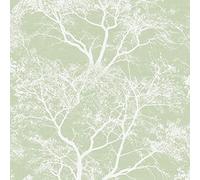 Whispering Trees - Green - 65620 - Wallpaper