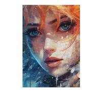 Whispering Winds A Digital Portrait Jigsaw Puzzle for Adults, 300 Piece