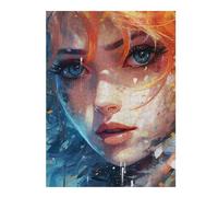 Whispering Winds A Digital Portrait Jigsaw Puzzle for Adults, 500 Piece