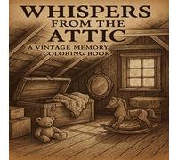 Whispers from the Attic- A Vintage Memory Coloring Book: Cut and Comfy Book for our loved once