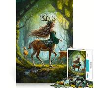Whispers in The Wildwood 1000 Piece Teenager Puzzles Brain Boosting Play Tight Interlock No Gaps Relaxing Indoor Group Activity (50x75cm)