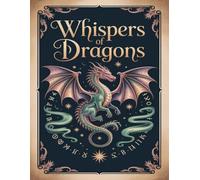 Whispers of Dragons: Fantasy Notebook: Large 8.5 x 11 Inch Dragon Journal | 108 Grid Pages | Perfect for Writing, Notes, Planning & Creative Sketching | Mystical Dragon