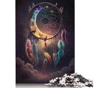Whispers of Dreamcatcher Puzzle Brain Teaser Paper Rectangular Jigsaw Puzzle for Adults Teen 500pcs (52x38cm)