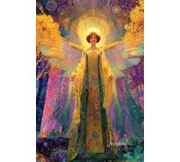 Whispers of Light: Angel Journal with Sunlit Trees and Magical Vivid Colors: A Whimsical Writing Notebook with Surreal Atmosphere, Sparkles, and Inspirational Angelic Art