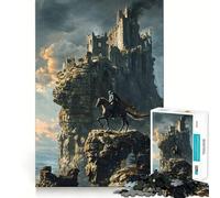 Whispers of Ruined Realms 1000 Piece Adult Puzzles Logic Puzzle Play Precision Cut Smooth Edges for Family Gatherings (38x26cm)