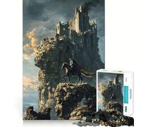 Whispers of Ruined Realms Jigsaw for Teenagers1000 Pieces Mind Boost Game Firm Fit Secure Assembly Bonding Activity for Loved Ones (50x75cm)