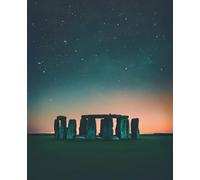 Whispers of Stone: A Sacred Notebook - A Mystical Notebook Inspired by Stonehenge and the Skies Above: Glossy cover. 110 lined pages, 7.5" x 9.25”