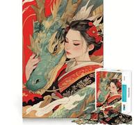 Whispers of The Dragon 1000-piece Puzzle for Teenagers Mind Skill Fun Uniform Size Precise Pieces Relaxing Indoor Group Activity (50x75cm)