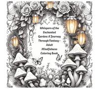 Whispers of the Enchanted Garden: A Journey Through Fantasy - Adult Mindfulness Coloring Book: The Ultimate Adult Mindfulness Coloring Book