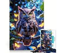 Whispers of The Moonlight Jigsaw Puzzles 1000 Mental Focus Game No Gap Tight Fitting Design Interactive Brain Challenge for Home (38x26cm)