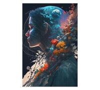 Whispers of The Moonlit Forest Vivid Jigsaw Puzzle for Adults, 1000 PCS
