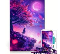 Whispers of The Moonlit Jigsaw Puzzle 1000 Recall Fun Play Advanced Laser Cutting Tech Holiday Indoor Entertainment Toy (38x52cm)