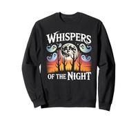 Whispers of the Night Cute Ghosts Moon Halloween Shirt Sweatshirt