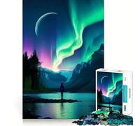 Whispers of The North 1000 Pieces Puzzles for Teenagers Mind Boost Fun High Accuracy Cutting Craft Calming Mental Break Activity (38x52cm)