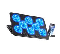 Whispers Quiet Computer Cooling Pad with Dynamic RGBs Lighting 17.3Inch Compatibility and 3 Adjustable Fan Speeds Rgbs LED Gaming Coolers