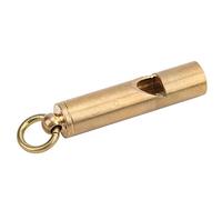 Whistle, Brass Whistle Emergency Emergency Whistle with Keychain for Outdoor Camping