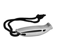 Whistle Emergency, Emergency Whistle with Great Airflow Design Clear Sound Safety Whistle for Hiking Camping (Grey)