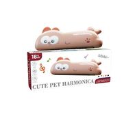 Whistle Harmonica For Kids Colorful Cartoon Musical Instrument For Boys And Girls Early Education Breathing Training Wind Toy Tyj701 (A, 16x6x2.6cm)