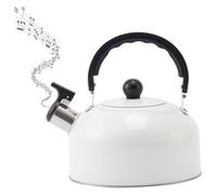 Whistle on the Stove Kettle | 3 Litre Stainless Steel Whistle with Spout Lid, Kettle Kettle Heat Resistant Ergonomic Camping Tea Kettle