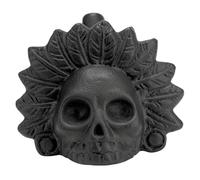 Whistle with Skull Loud Terrifying Human Sounding Ancient Death Whistle, Collectible Traditional Black for Halloween & Themed Events Gifts