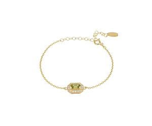 Whistledown Gemstone Bracelet Peridot Gold