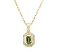 Whistledown Gemstone Pendant Necklace Peridot Gold