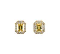 Whistledown Gemstone Stud Earrings Citrine Gold