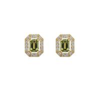 Whistledown Gemstone Stud Earrings Peridot Gold
