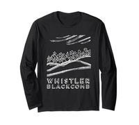 Whistler Blackcomb BC Skiing Ski Mountain Vacation Souvenir Long Sleeve T-Shirt