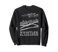 Whistler Blackcomb BC Skiing Ski Mountain Vacation Souvenir Sweatshirt