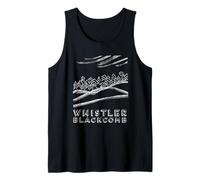 Whistler Blackcomb BC Skiing Ski Mountain Vacation Souvenir Tank Top
