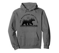 Whistler Blackcomb Canada The Mountains are Calling Bear Pullover Hoodie